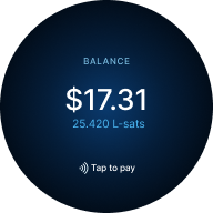 Saldo em dólar — $17.31